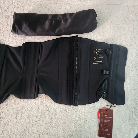 Honeylove Black WaistHero Cincher Band Corset Size Large L - Picture 5 of 11
